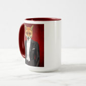 Mug Renard En Costume De Soirée, Portrait (Devant gauche)