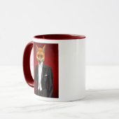 Mug Renard En Costume De Soirée, Portrait (Devant gauche)