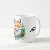Mug Renard et houx (Devant droit)