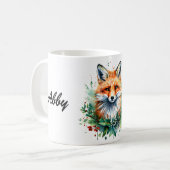 Mug Renard et houx (Devant gauche)