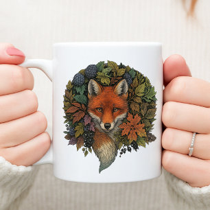 Mug Renard forestier d'automne