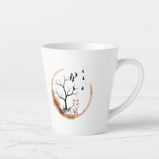 Mug Renard « Heureux Hasard » – Serein, Artystique (Droite)