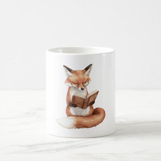 Mug Renard lisant un livre (Centre)