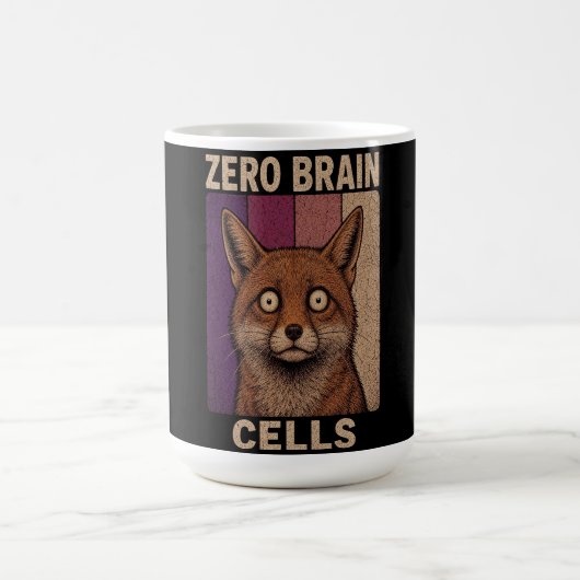 Mug Renard Mémo Zéro – Drôle et Mignon Animal (Centre)