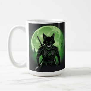 Mug Renard noir en silhouette
