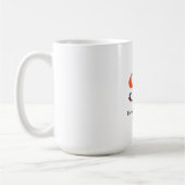 Mug Renard Orange À Santa Hat Joli Noël Whimsical (Gauche)