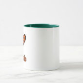 Mug Renard orange avec coeur (Centre)