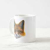 Mug Renard - Peinture en acrylique (Devant gauche)