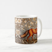 Mug Renard qui marche inspiré de William Morris (Devant droit)