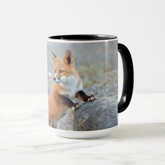 Mug Renard rouge debout (Devant droit)