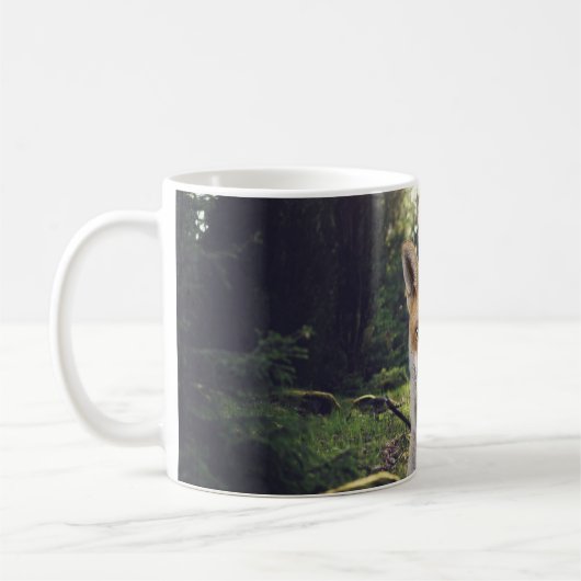 Mug Renard rouge en forêt (Gauche)