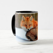 Mug Renard Rouge En Neige | Yukon (Devant gauche)