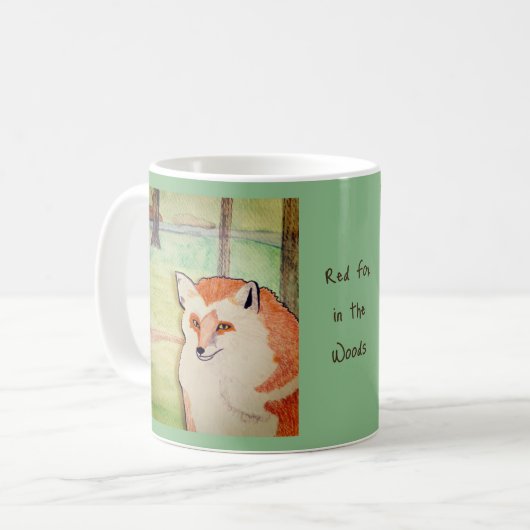 Mug Renard roux dans les bois (Devant gauche)