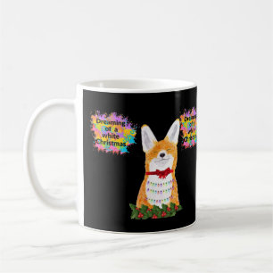 Mug Renard roux Noël blanc