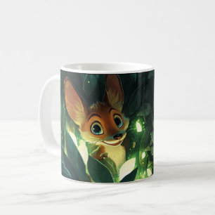 Mug renard Style dessin animé vibrant Mignon Café Colo