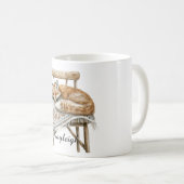 Mug Renard sur chaise Noël (Devant droit)