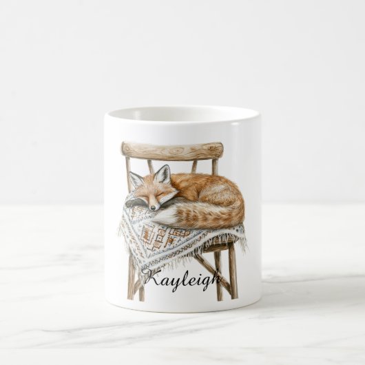 Mug Renard sur chaise Noël (Centre)