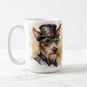 Mug Renard Terrier Chien Steampunk (Gauche)