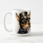 Mug Renard Terrier Chien Steampunk (Gauche)