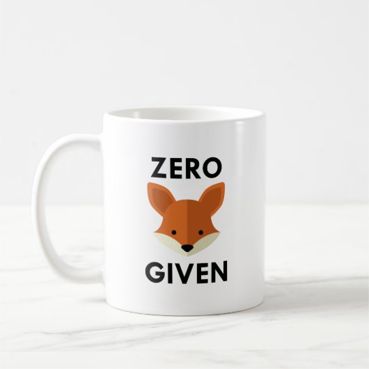 Mug Renard zéro donné (Gauche)