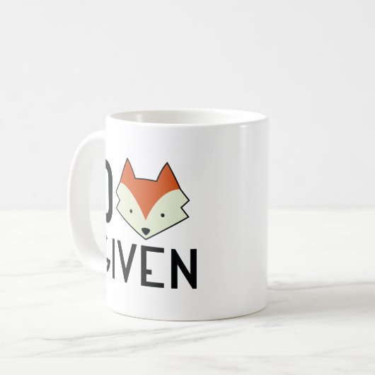 Mug Renard zéro donné (Devant gauche)