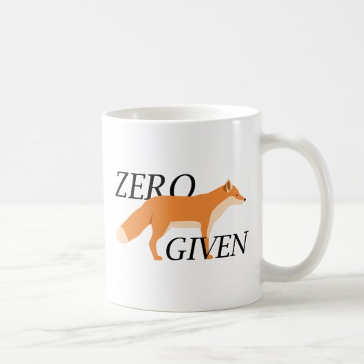 Mug Renard zéro donné (Droite)