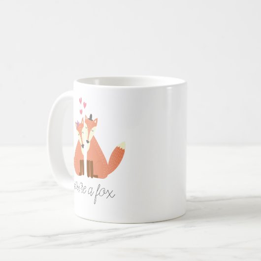 Mug Renards amoureux (Devant gauche)