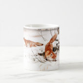 Mug renards dans la neige (Centre)