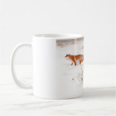 Mug renards dans la neige (Gauche)