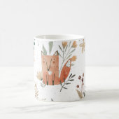 Mug Renards dans les prés : Aquarelle transparente (Centre)