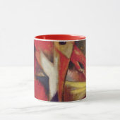 Mug Renards par Franz Marc, Art Cubisme Abstrait Vinta (Centre)