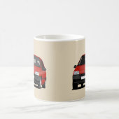 Mug Renault Clio I, illustration rouge x 2 (Centre)