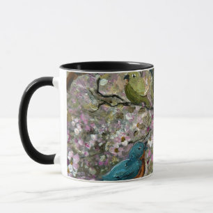 Mug Rencontre de printemps : Oiseaux chanteurs colorés