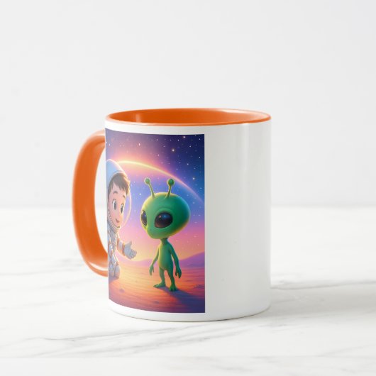 Mug Rencontre intergalactique (Devant gauche)