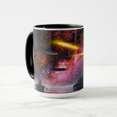 Mug Rencontre UFO 3D Universal Lighthouse (Devant gauche)
