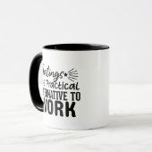 Mug Rencontres d'affaires amusantes (Devant gauche)