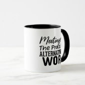 Mug Rencontres d'affaires amusantes (Devant droit)