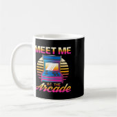 Mug Rencontrez-Moi À L'Arcade Gamer Vaporwave Retro Vi (Gauche)
