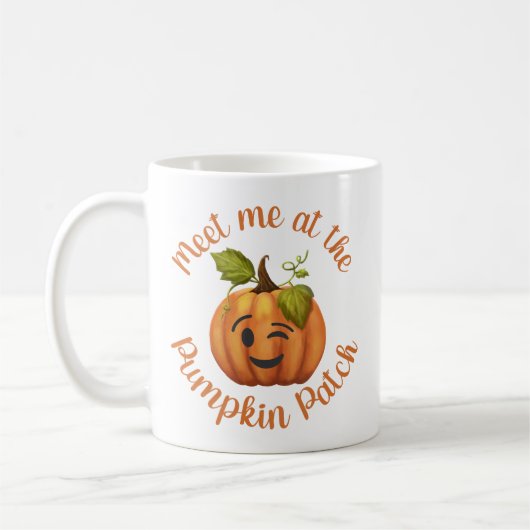 Mug Rencontrez-Moi Au Citrouille Patch Fall Winking Ci (Gauche)