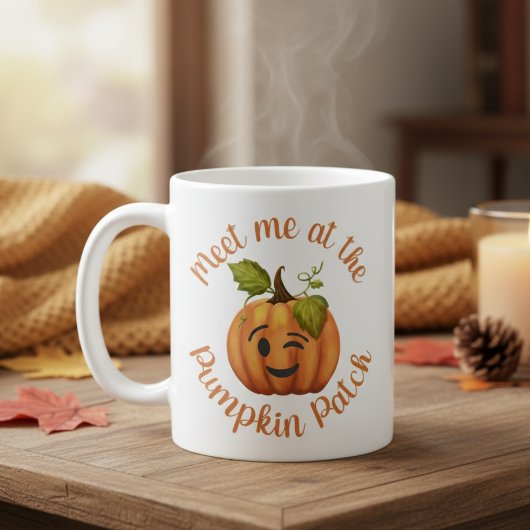 Mug Rencontrez-Moi Au Citrouille Patch Fall Winking Ci