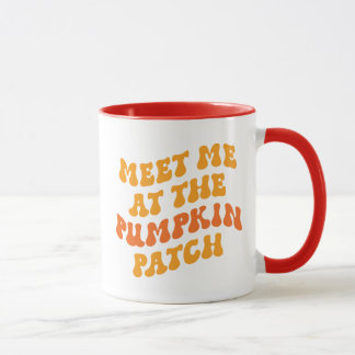 Mug Rencontrez-Moi Au Patch Citrouille