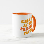 Mug Rencontrez-Moi Au Patch Citrouille (Devant droit)