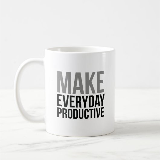 Mug Rendez Chaque Jour Productif (Gauche)