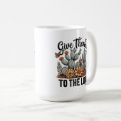 Mug Rendez grâce au Seigneur Cactus Désert (Devant droit)