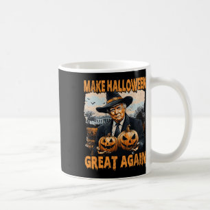 Mug Rendez Halloween Great Again Drôle Trump Sorcière
