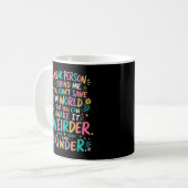 Mug Rendez le monde plus bizarre et plus gentil (Devant gauche)