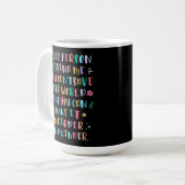 Mug Rendez le monde plus bizarre et plus gentil (Devant gauche)