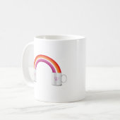 Mug Rendez-vous café entre lesbiennes (Devant gauche)