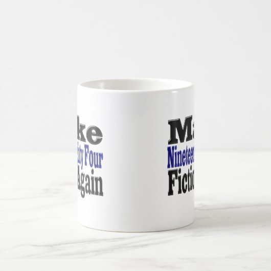 Mug Rendre 1984 fiction Encore un demi-texte (Centre)