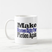 Mug Rendre 1984 fiction Encore un demi-texte (Gauche)